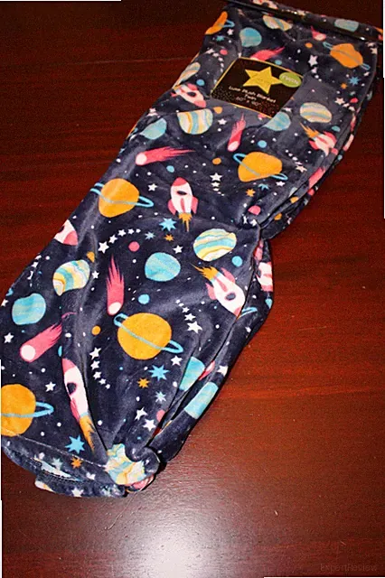 outer space plush blanket twin 60x90 nwt rockets meteors stars planets