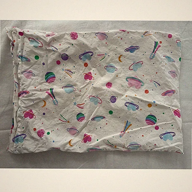 POTTERY BARN KIDS Pink Planets pillow case