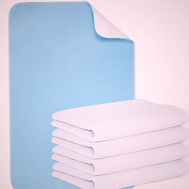 Reusable Incontinence Bed Pads (4 Packs), washable bed pad, Heavy Absorbency...