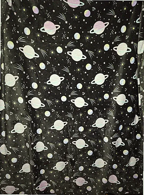 Space Planet Diamond Galaxy Print Blanket Throw 50x60in Soft Bedroom Home Decor